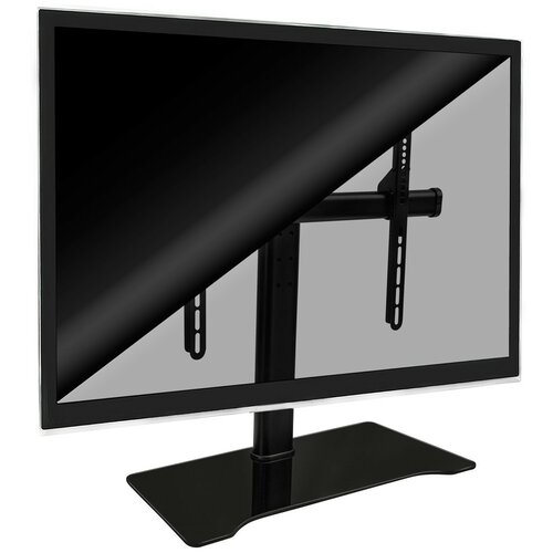 MountIt! Universal Tabletop TV Stand Base with Height Adjustable TV