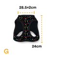 thumbnail image 2 of Pechera para Perro Jack Pet Confetti Negro Grande, 2 of 2