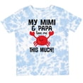 thumbnail image 3 of Inktastic Mimi and Papa Love Me Crab Boys or Girls Toddler T-Shirt, 3 of 5