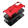 thumbnail image 6 of Compatible for Nokia G400 5G Case with Holster Belt Clip Hybrid Shockproof Protective Phone Cover with Kickstand - Red, 6 of 6