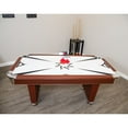 Hathaway Midtown Air Hockey Table, 6ft, Cherry Wood Finish