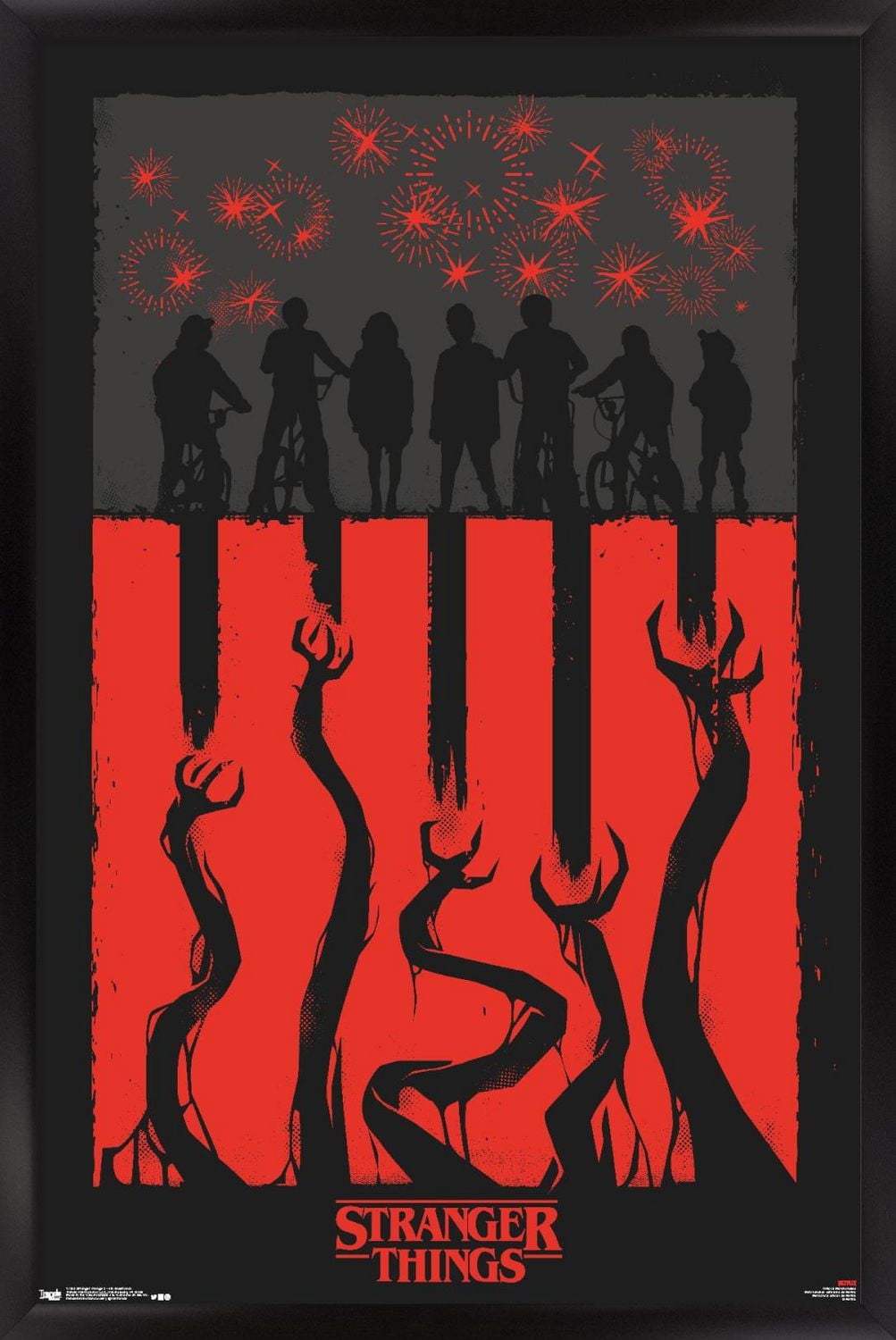 Netflix Stranger Things: Season 3 - 4Th Illustration Wall Poster, 22.375" x 34"