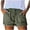 Green, variant on Timegard Womens Jean Shorts Drawstring Elastic Waist Wide Leg Loose Denim Shorts Beach Summer Fashion