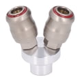 thumbnail image 4 of Pneumatic Quick Connector, 360 Rotatable Corrosion Resistance Air Hose Splitter  For Automotive, 4 of 8