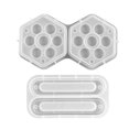thumbnail image 1 of 2 moldes de resina para cajas de dados, de silicona y con tapa, para hacer cajas de dados de bricolaje, con forma hexagonal, 1 of 7