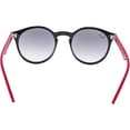 thumbnail image 3 of Ray-Ban Gradient RJ9064S-70218G-44 Black Round Sunglasses, 3 of 3