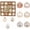 Champagne Gold, variant on WE 44pcs Christmas Balls Ornaments, Small Baubles, Shatterproof Plastic, Hanging Decorations for Xmas Tree, Holiday,Party Decoration (Black Gold)