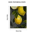 thumbnail image 2 of Creowell Lemon Wall Art Canvas Fruit Pictures for Kitchen Grey Yellow Painting Botanical Prints Citrus Artwork for Dinning Room Lemon Pictures Gallery Wrapped,16x20 in/12x16 in 12x16 in, 2 of 5