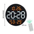 thumbnail image 3 of 10 Inch Led Digital Wall Clock With Alarm Temperature And Hygrometer, 3 of 8
