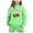 Light Green, variant on Girls Outfit Sets Toddler Boy Girl Long Sleeve Cute Print Warm Hoodie Sweatpant Kids Outfits Sweat Suit,2-13Y