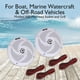 thumbnail image 2 of Altavoces marinos Pyle PLMRS5W, 5,25 pulgadas, 2 vías y 180 W, color blanco, 2 of 7