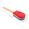 thumbnail image 2 of WEUVEB Instruments de Percussion pour Enfants Castagnettes avec Long Manche Bois Multi 1Pcs, 2 of 8
