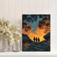 thumbnail image 2 of Moody Witches Coven Canvas Print, Mystical Celestial Halloween Art, Enchanted Dark Home Decor, 2 of 8