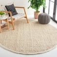 thumbnail image 3 of Safavieh Natural Fiber Delmar Solid Area Rug, Bleach/Ivory, 3' x 3' Round, 3 of 13