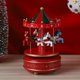 thumbnail image 2 of Caja de música de plástico portátil giratorio tiovivo caja musical para decoración de regalo de Navidad AweSitey HA002450-00B, 2 of 6