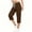 *Brown, variant on VBVC Women's Drawstring Cargo Capri Pants, Casual Breathable Mid Calf Utility Trousers For Women, Ladies' Outdoor Hiking Pants with Pockets,Army Green,S-3XL