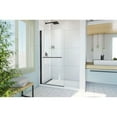 thumbnail image 2 of DreamLine SD-373472Q-09 Aqua-Q Swing 33 1/2 in. W x 72 in. H Frameless Shower Door in Satin Black, 2 of 5