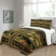 thumbnail image 4 of LAICAIW Rustic Quilt Bedding Set, 3-Piece Black White Buffalo Plaid Coverlet, Lightweight Reversible, Queen Size, 4 of 7