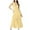 Yellow, variant on Ashirexll Womens Summer Dresses, Casual Dresses for Women, Summer Stylish Sleeveless V-Neck Tiered Cake Style Dresses