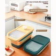 thumbnail image 4 of Yuarrent Contenedor plegable de ABS para gatos y perros, caja de granos, caja de comida plegable a prueba de polvo, incluye tapa, caja de arroz Almacenamiento y organización del hogar tipo+1, 4 of 6