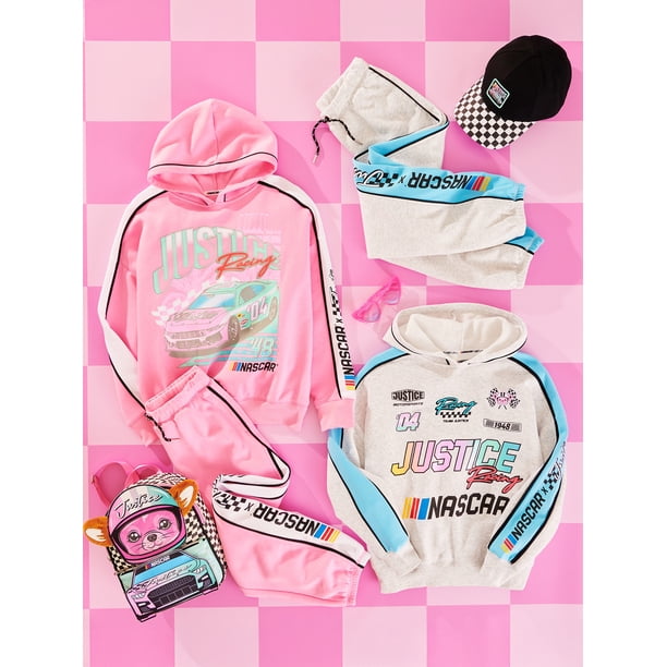 Justice Girl's NASCAR X Justice Collab Hoodie, Sizes XS - XLP