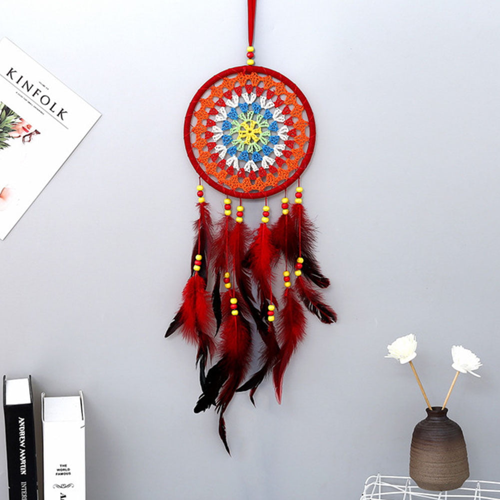 Details about   Handmade Dream Catcher Wall Car Hanging Decor Ornament Feather Craft Gift 