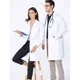 thumbnail image 1 of Uniforme Médico, Bata Larga Blanca, Uniforme De Laboratorio, 1 of 7