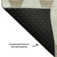 thumbnail image 3 of Addison Rugs Mayfield Washable Transitional Diamonds Taupe Rectangle Rug, 9' x 12', 3 of 6