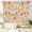 30_70s_mushroom, variant on Sage Green Flower Kitchen Curtains Floral Leaves Small Short Cafe Window Curtains Rustic Botanical Wildflower Rod Pocket Bathroom Window Drapes Treatment Tier Curtains 2 Panels (27.5x39 Inch)
