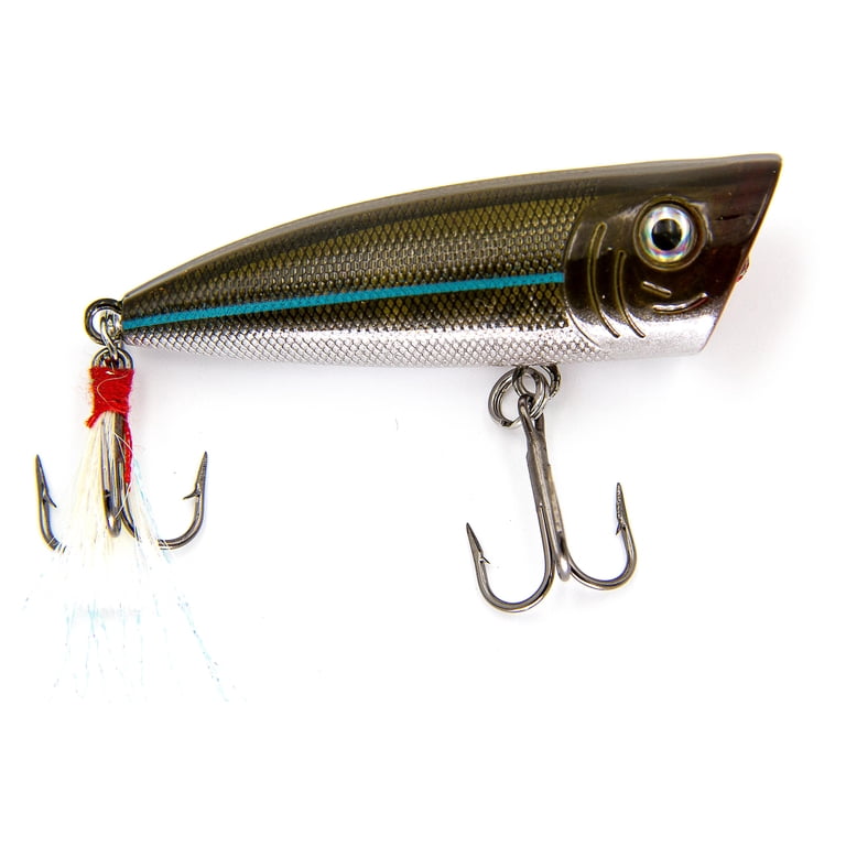 1 ounce topwater fishing lures Snag Proof Zoo Pup Tennessee Shad 1/2 oz 4.5 Weight (3 pack) Ozark Trail 1/4