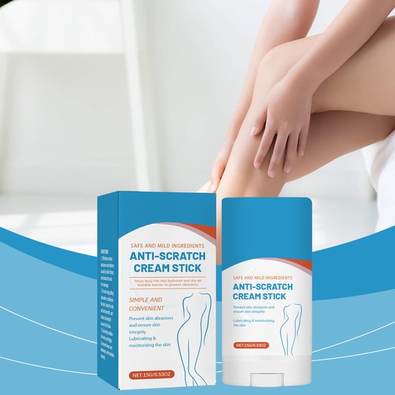 Friction Relief Moisturizing Stick for Dry, Cracked Skin, Non-Greasy Hydration and Protective Barrier, 15g Body Balm, 1 Count