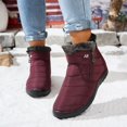 thumbnail image 5 of Onlyshoes Womens Boots, Womens Warm Fur Lined Winter Snow Boots Ankle Boots Outdoor Booties Comfortable Shoes for Women, Christmas New Year Winter Hoilday Gifts for Women Mother Grandma Girlfriend, 5 of 7