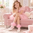 thumbnail image 4 of Yawlsow 9 Pairs Girls Ruffle Socks, Soft Cotton Double Lace Frilly Turn Cuff Socks for Kids 4-10 Years, 4 of 7