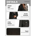 thumbnail image 6 of Fall Winter Tweed Blazers for Women Christmas Fully-Lined Warm Fashion Casual Elegant Work Jacket Coat Pockets, 6 of 12