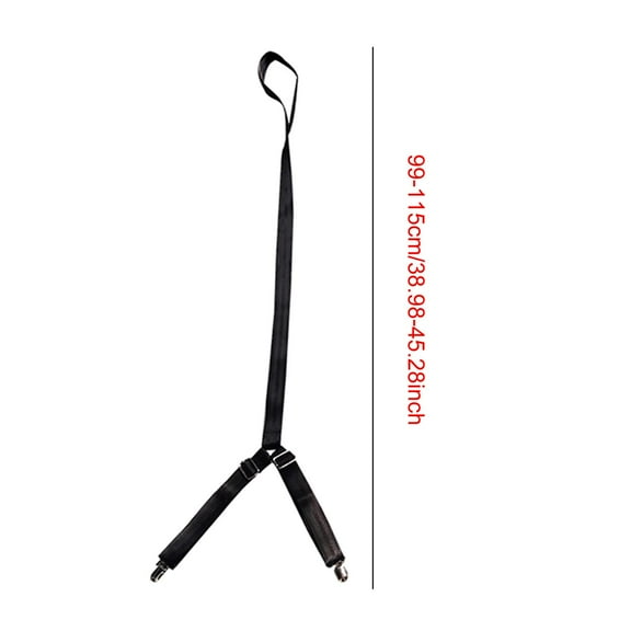 Wswqop Clip and Pull Dressing Aid Strap - Pants Assist aids for Elderly, Handicap People, Pregnant Women, Adjustable 99-115CM, Premium Materials, Black
