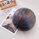 thumbnail image 4 of Juguetes coloridos de goma duraderos de Pu que brillan intensamente holográficos reflectantes de baloncesto, 4 of 5
