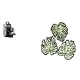 thumbnail image 1 of Estatua De Cámara De Resina Tropical, Modelo De Hojas De Palma, Adorno De Madera, Arte De Pared Creativo De Jungla, Accesorio Decorativo Para Gabinetes, Bar, Familia, 1 of 8