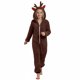thumbnail image 2 of Conjunto de Halloween cálido para padres e hijos, pantalones largos, pijamas con capucha y estampados para el hogar, mono para niños, monos para niños, 2 of 5