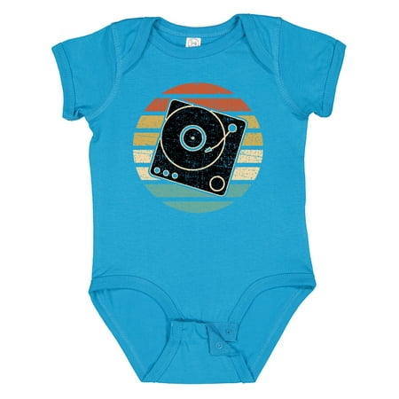 

Inktastic Turn Table Record Player Retro Gift Baby Boy or Baby Girl Bodysuit