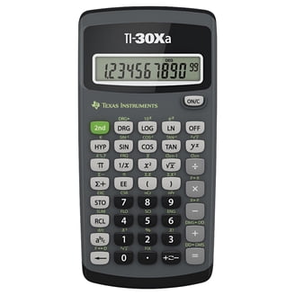 Texas, Scientific Calculator, TI-30Xa, Multicolour - Walmart.com