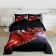 thumbnail image 2 of Castle Fairy Cute Santa Claus Deer 2Pcs Bedding Comforter Set for Teens Girls Boys,Merry Christmas Twin Comforter Sets,Happy New Year Breathable Bedding Set,Ultra Soft Home Decor, 2 of 8