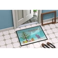 thumbnail image 4 of Carolines Treasures CK4469JMAT Blue Rat Merry Christmas Door Mat Indoor Rug or Outdoor Welcome Mat 24x36 Doormat  36"L x, 4 of 4