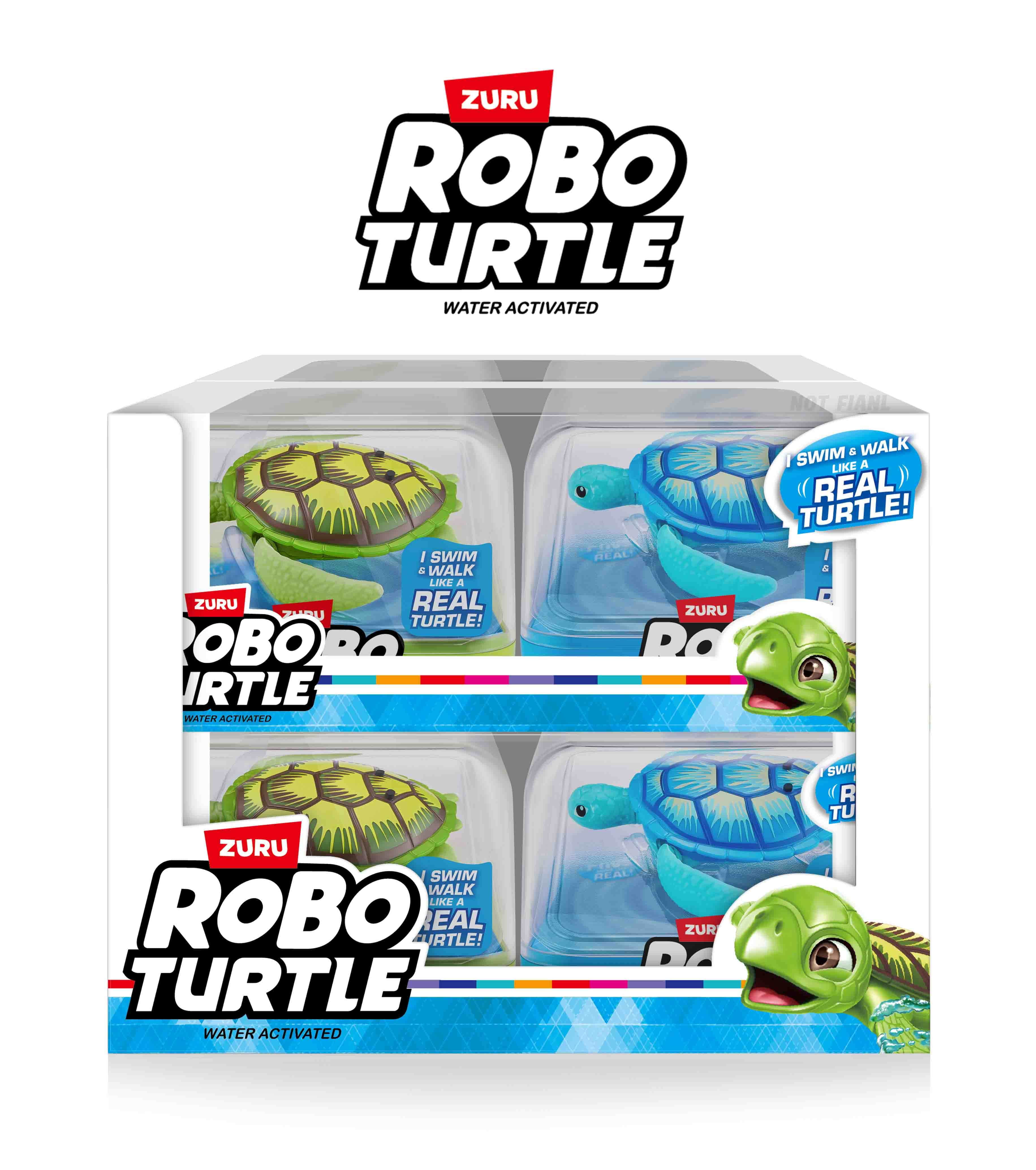 Robo Alive Turtle 2 Pack by Zuru Electronic Pet Action Figure