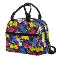 thumbnail image 3 of HUIACONG Adjustable Strap Lunch Bag for Outdoor Camping, Aluminum Film No Fade Lunch Tote, Tractor Pattern, Built to Last Durable Insulated Lunch Tote for Picnic, 3 of 10