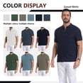 thumbnail image 3 of Iceglad Polo Shirts for Men Short Sleeve Soft Cotton Collared Shirt, 3 of 8