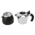 thumbnail image 2 of Moka Pot with Double Valve 150ML octagonal Aluminum Moka Stovetop Coffee Maker Pot for 3 Cups, 2 of 5