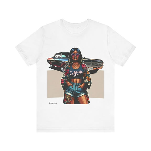 California Love Women's Relaxed Fit Short-Sleeve Crewneck T Shirt