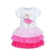 thumbnail image 1 of Robe Fille Rose Tutu Danse Jupe à Volants Fête de Ballet 4 Ans, 1 of 6