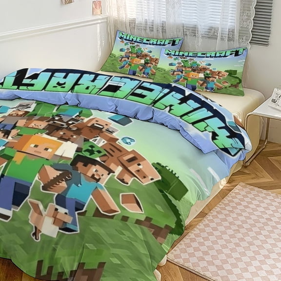 Fortnite Bedding Sets Twin Queen King Size Game Printed Bed Set 3Pcs Duvet Cover Bedroom Decor for Boys Girls Adult Gift 1Comforter 2 Pillowcases