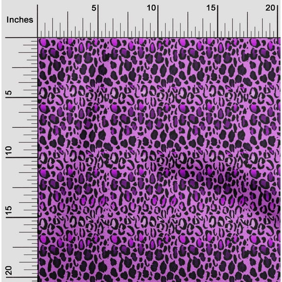 oneOone Polyester Spandex Purple Fabric Animal Skin Sewing Fabric By The Yard Printed Diy Clothing Sewing Supplies 56 Inch Wide-DSX